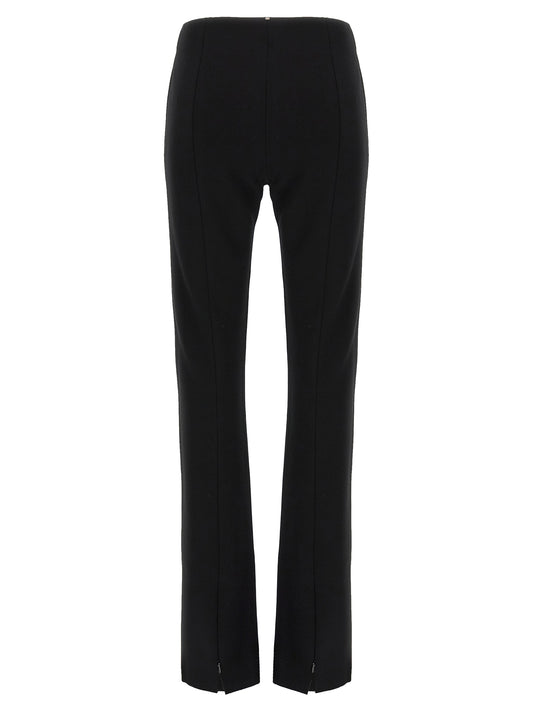 Sportmax Black Viscose Casual Pants