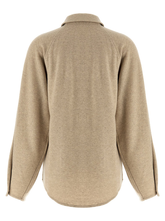Max Mara Beige Cashmere Blouse