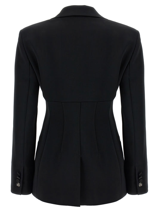 Max Mara Black Viscose Blazer