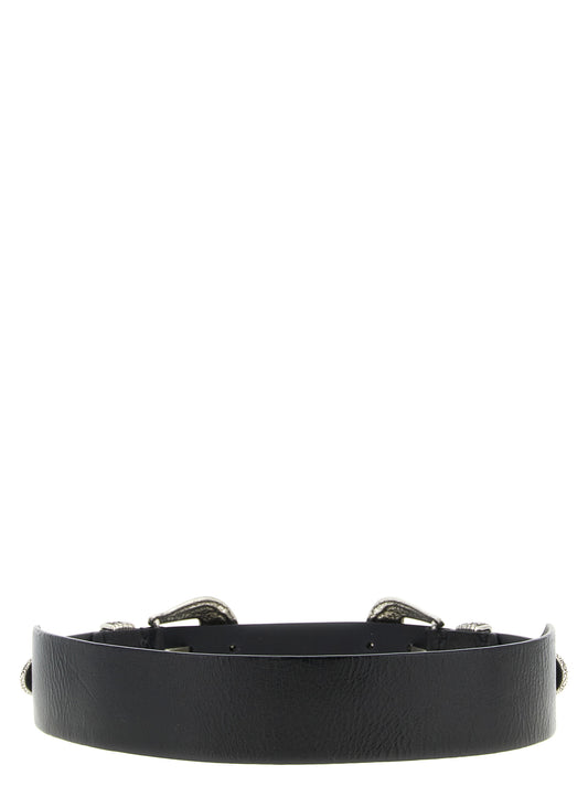 Golden Goose Black Cowhide Regular Belt