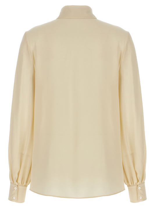 Valentino Garavani Beige Silk Blouse