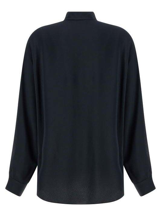 Fabiana Filippi Blue Acetate Blouse