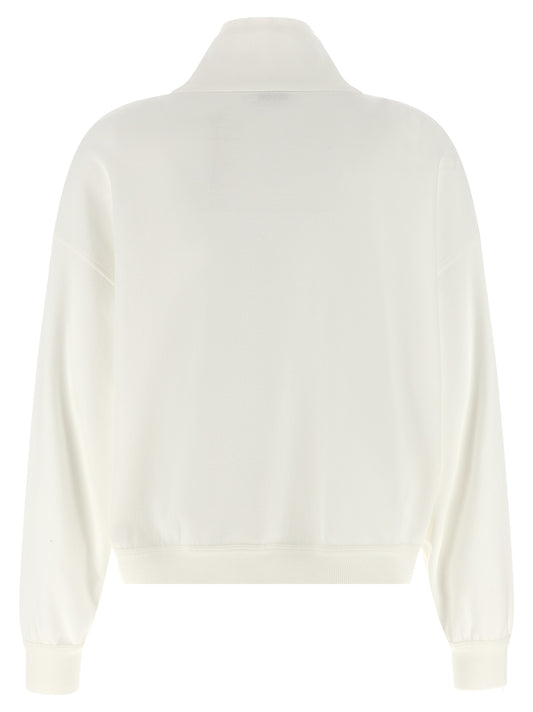 Brunello Cucinelli White Cotton Sweatshirt