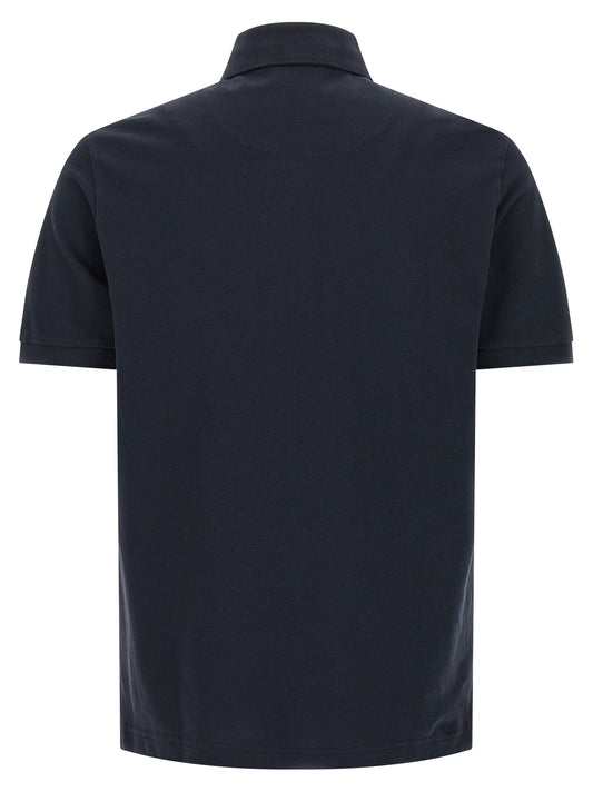 Etro Blue Cotton Polo Shirt