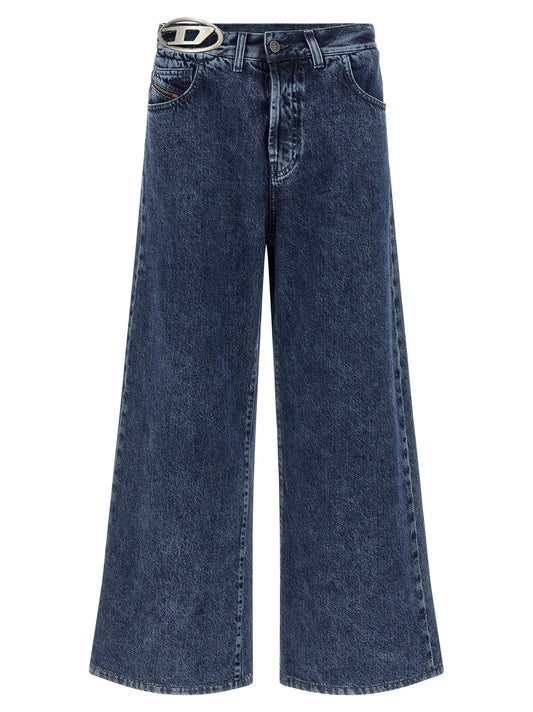 Diesel Blue Cotton Jeans Denim