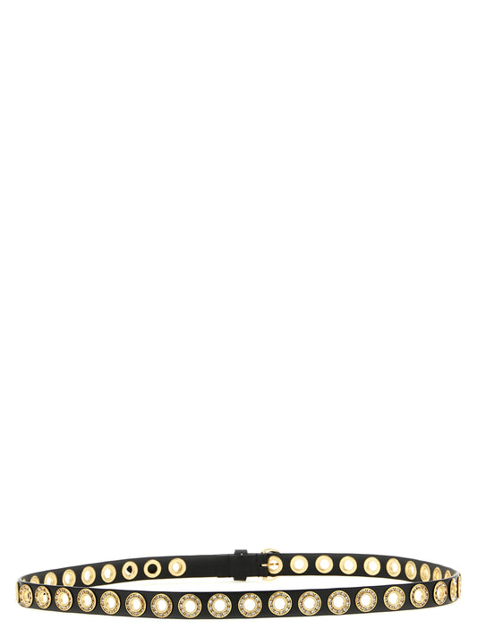 PINKO Black Polyethylene Regular Belt