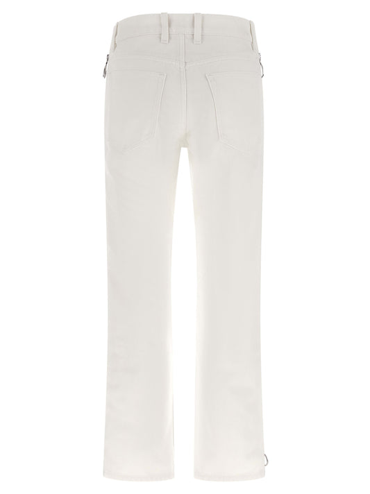 Paco Rabanne White Cotton Jeans Denim