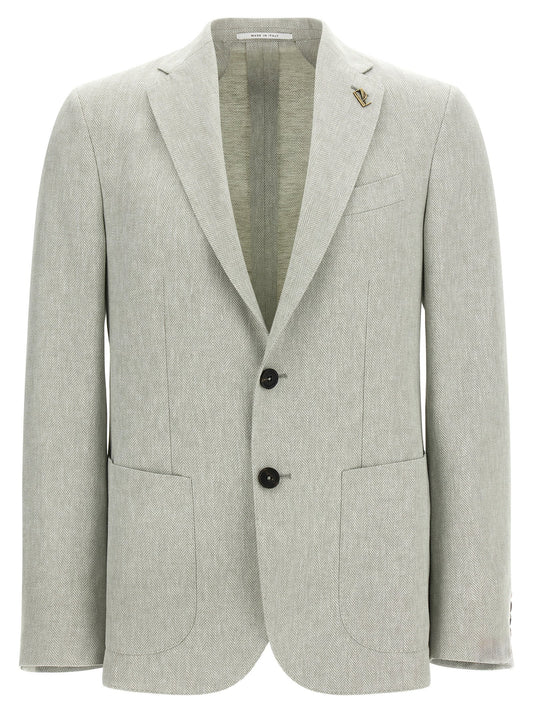 Pal Zileri Bicolor Linen Blazer