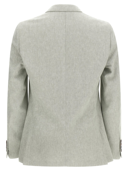Pal Zileri Bicolor Linen Blazer