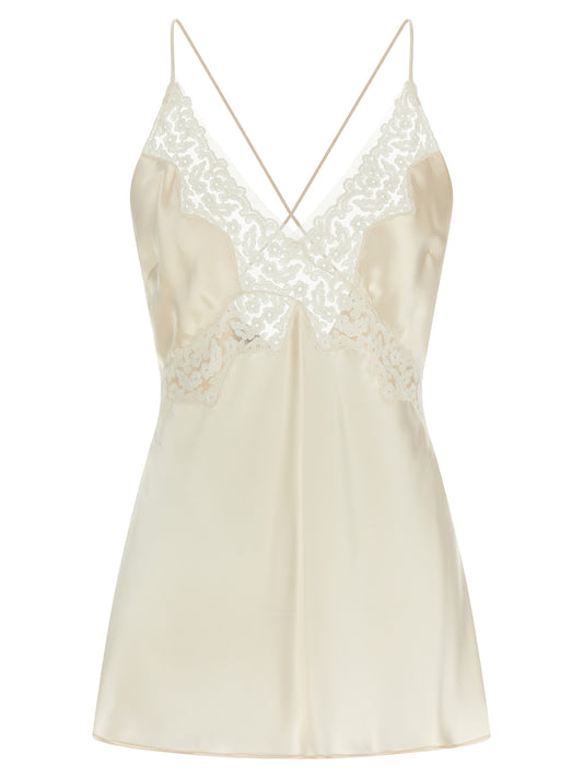 Alberta Ferretti Beige Viscose Tank Tops