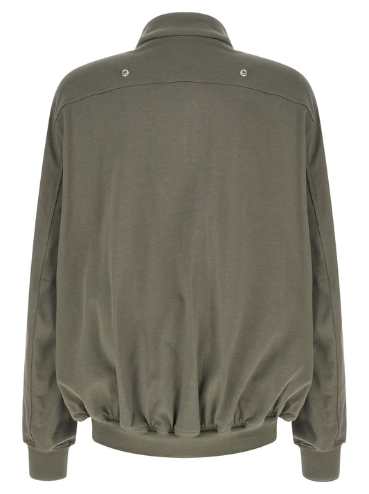 Rick Owens Gray Cotton Sweatshirt