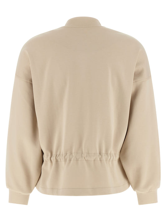 MooRER Beige Cotton Sweatshirt