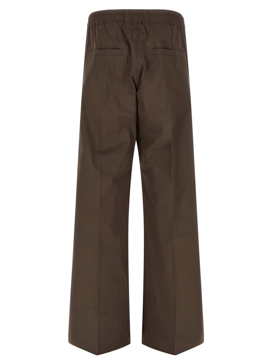 Rick Owens Brown Cotton Cargo Pants
