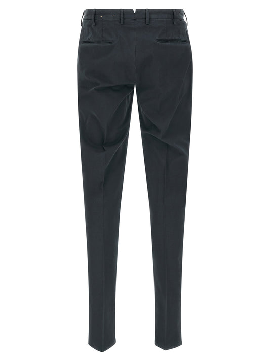 Incotex Blue Cotton Casual Pants