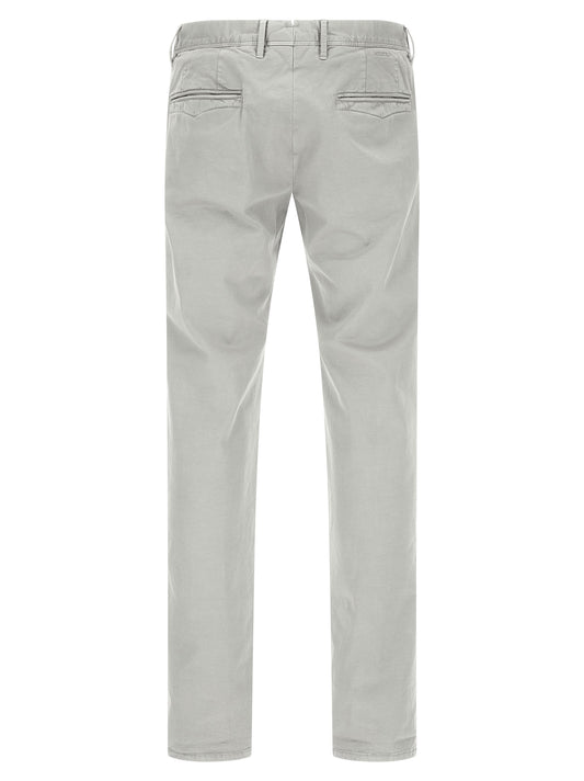 Incotex Gray Cotton Casual Pants