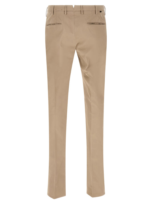 Incotex Beige Cotton Casual Pants