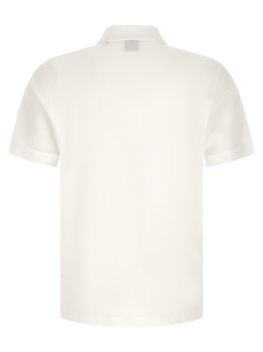Hugo Boss White Cotton Polo Shirt