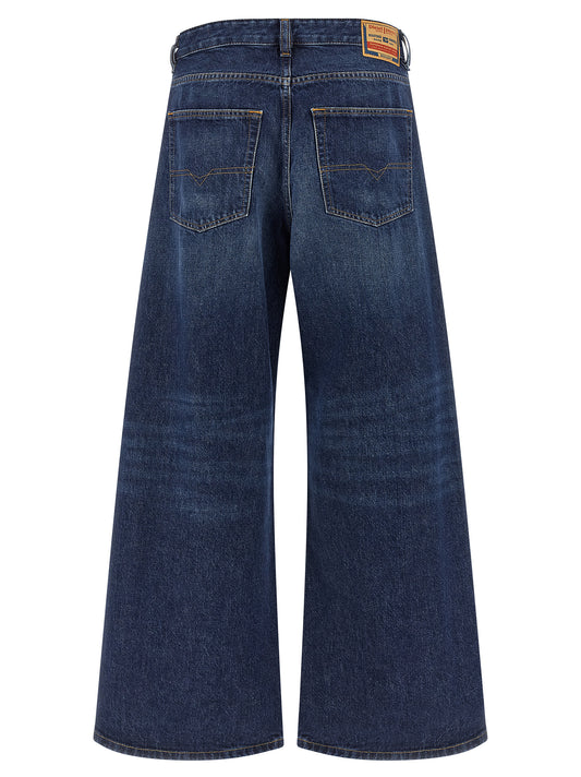 Diesel Blue Cotton Jeans Denim