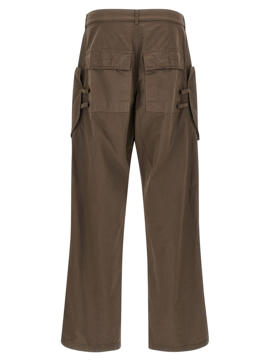 DRKSHDW Brown Cotton Cargo Pants