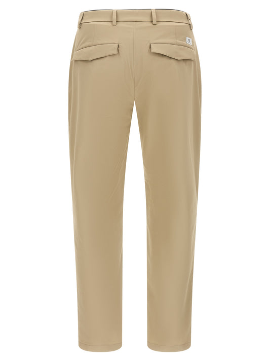 Department 5 Beige Cotton Cropped Pants