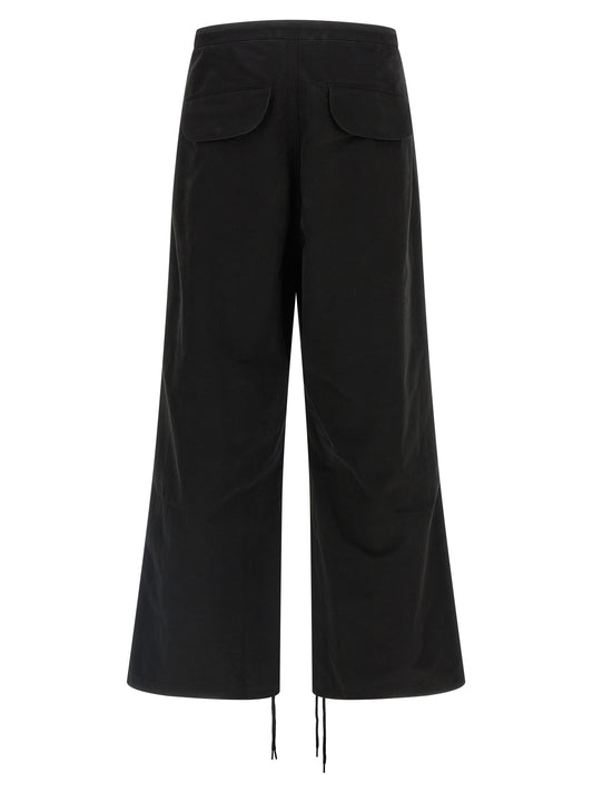 Entire Studios Black Cotton Cargo Pants