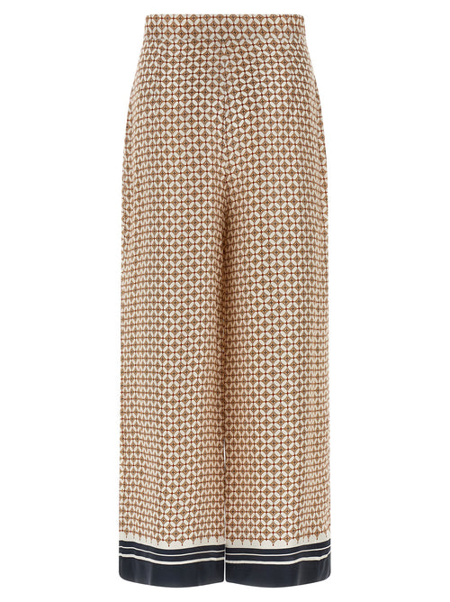 Max Mara Blue Silk Pants