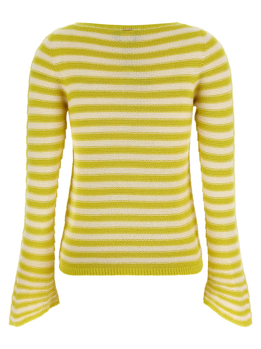 Twinset Bicolor Cotton Cardigan