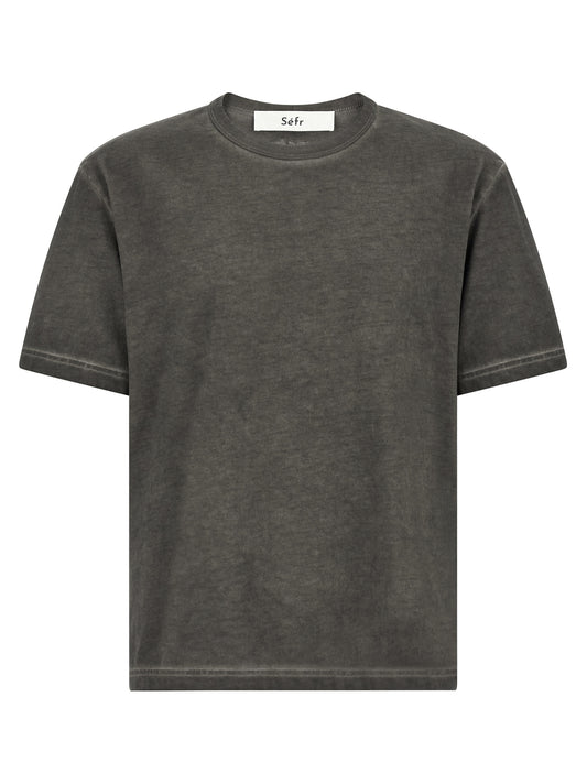 SÉFR Gray Cotton T-Shirt