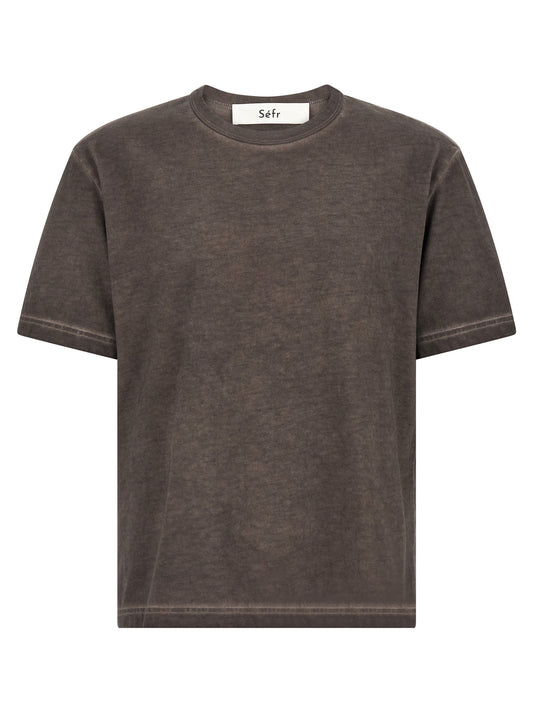 SÉFR Gray Cotton T-Shirt