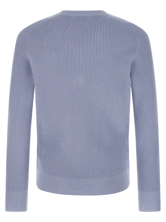 Ballantyne Blue Cotton Cardigan