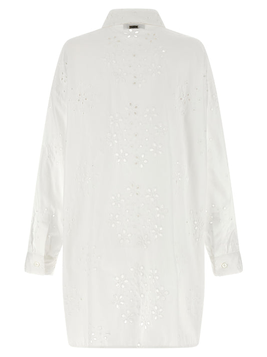 Herno White Cotton Blouse