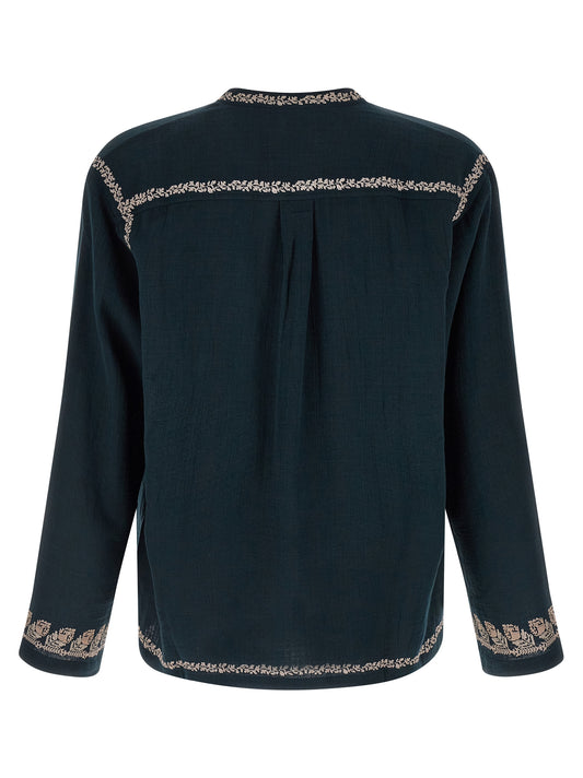 MARANT Blue Cotton Blouse