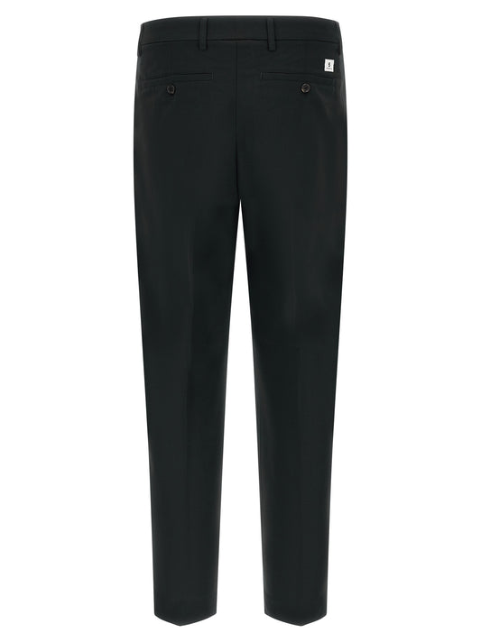 Department 5 Black Polyester Casual Pants