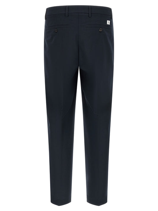 Department 5 Blue Polyester Casual Pants