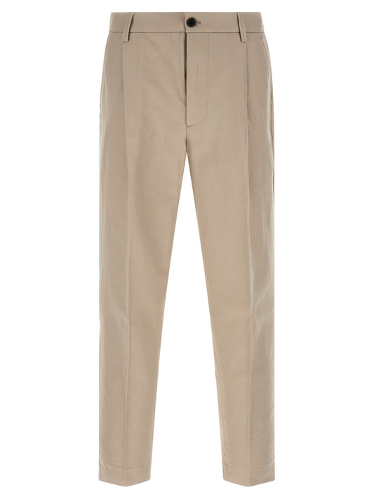 Department 5 Beige Cotton Casual Pants