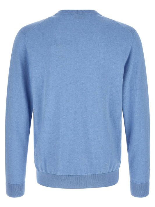 Ballantyne Blue Cotton Cardigan