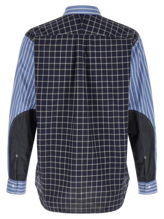 Junya Watanabe Blue Cotton Blouse