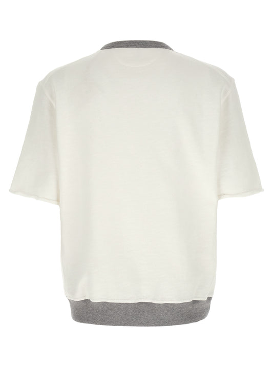 Brunello Cucinelli White Cotton Sweatshirt