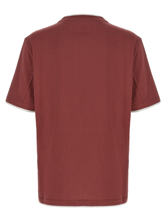 Brunello Cucinelli Multicolor Cotton T-Shirt