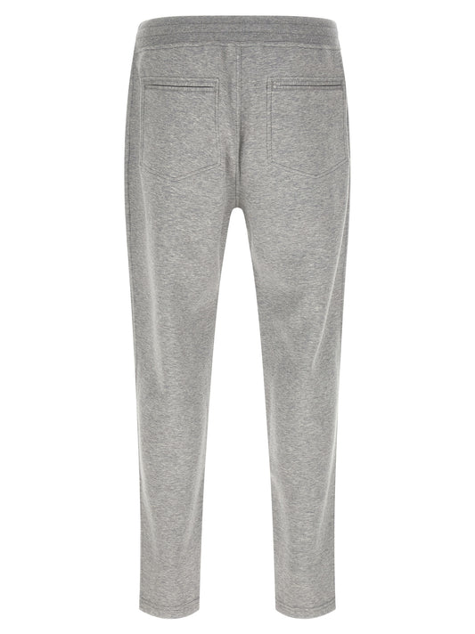 Brunello Cucinelli Gray Cotton Athletic Pants