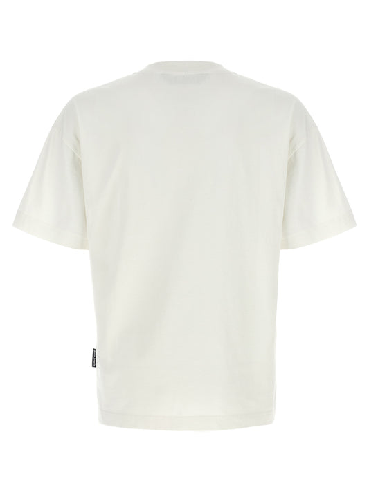 Palm Angels White Cotton T-Shirt