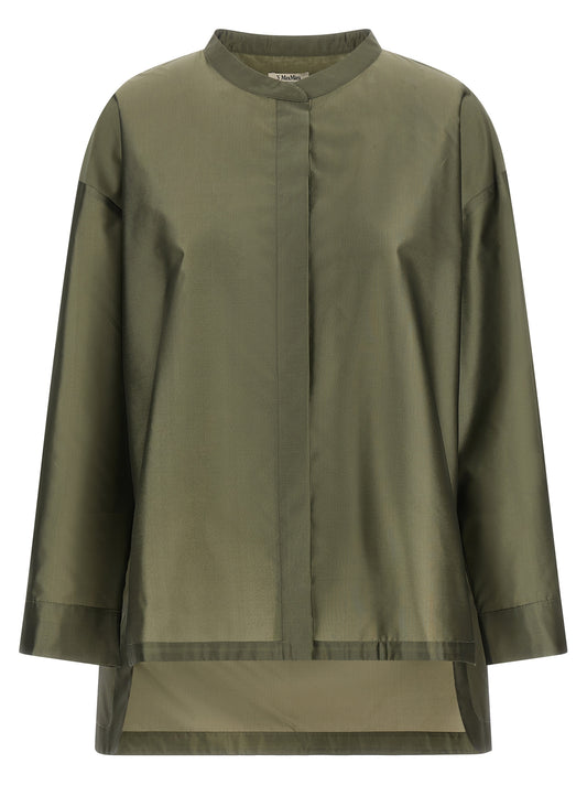 'S Max Mara Bicolor Polyester Blouse
