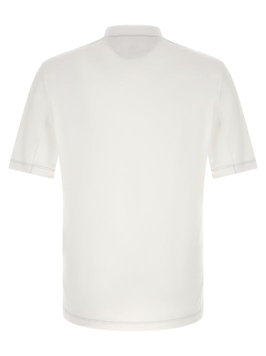Brunello Cucinelli White Polyamide T-Shirt