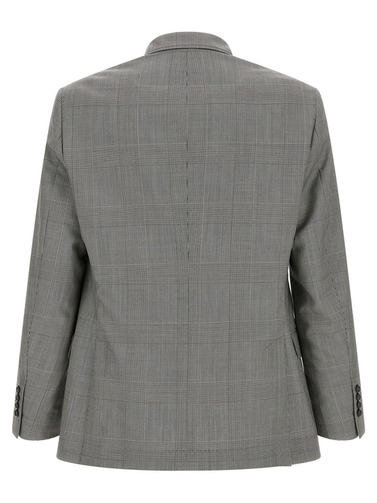 Brunello Cucinelli Gray Virgin Wool Blazer