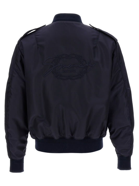 Givenchy Blue Polyamide Bomber