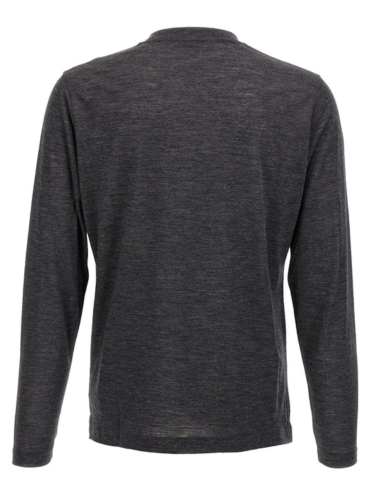 ZANONE Gray Virgin Wool Sportswear