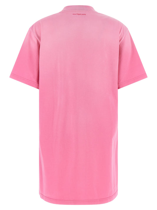 Courrèges Multicolor Cotton Short Dress