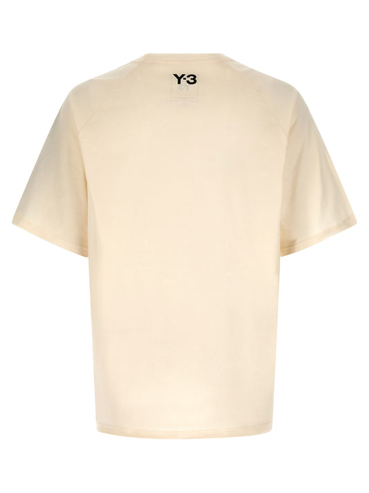 Y-3 White Cotton T-Shirt
