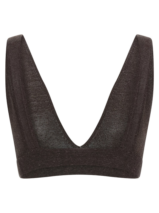 P.A.R.O.S.H. Brown Viscose Bra
