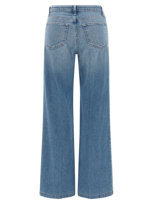 L'Agence Blue Cotton Jeans Denim